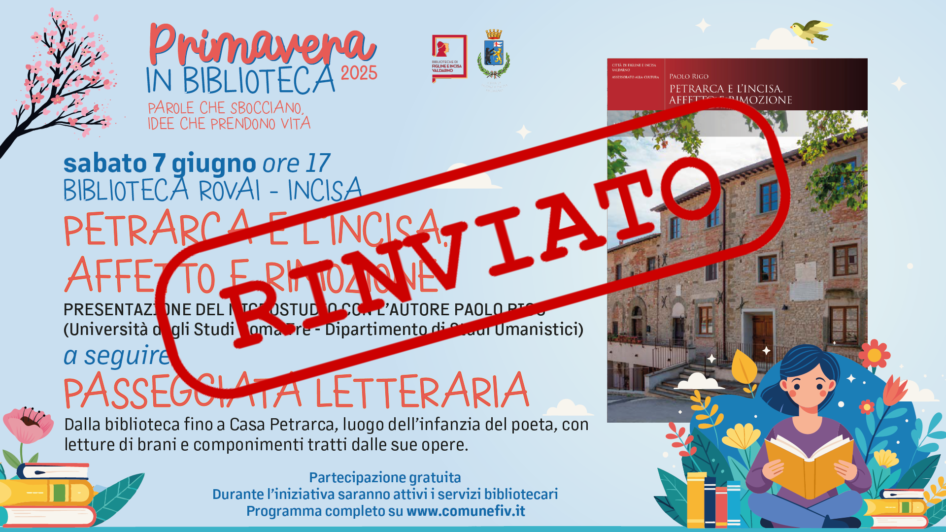 Petrarca e l’Incisa, affetto e rimozione – Presentazione e passeggiata letteraria Immagine anteprima