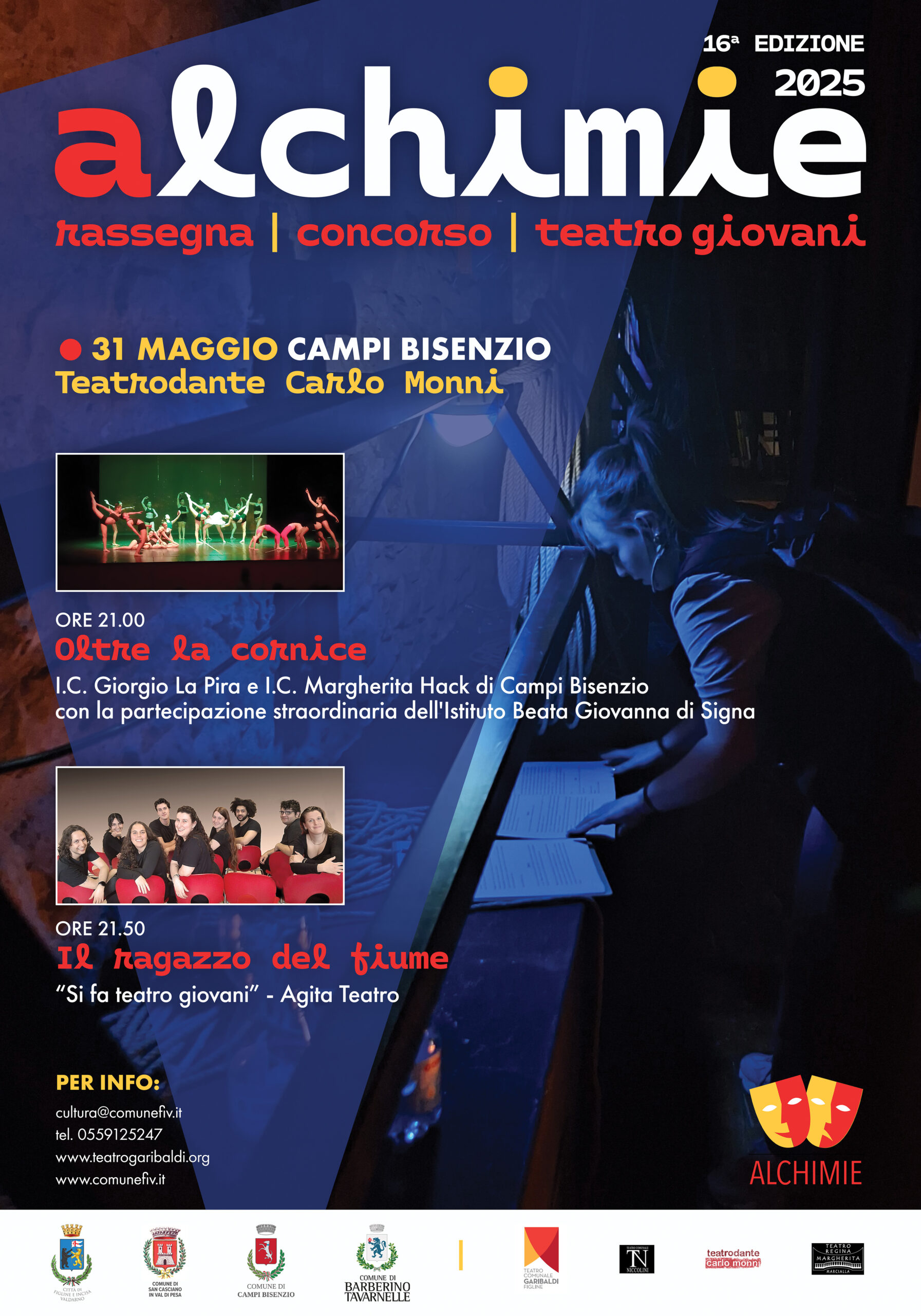 Rassegna-Concorso Alchimie 2025 – “Oltre la cornice” e “Il ragazzo del fiume” Immagine anteprima