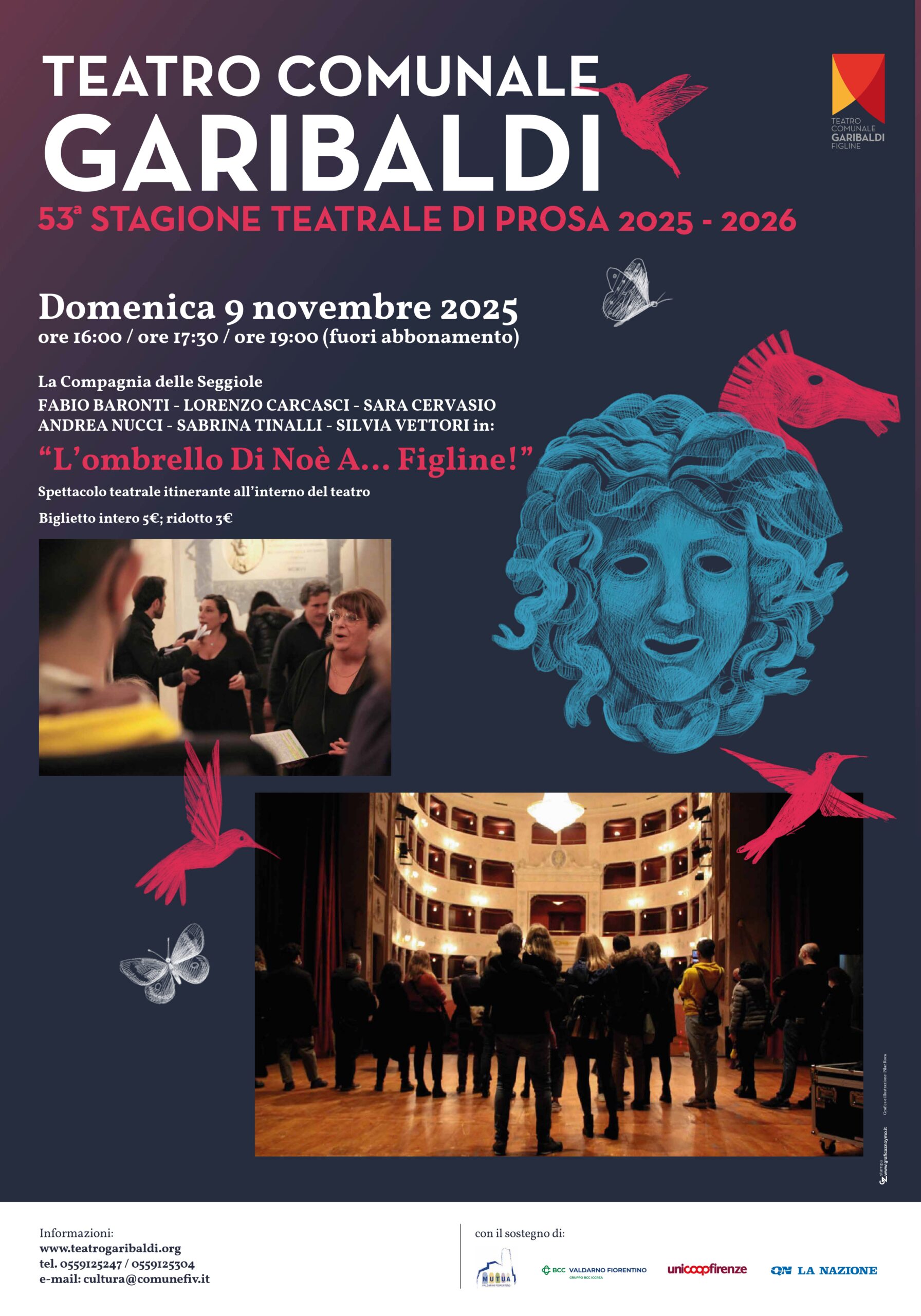 “L’ombrello di Noè a… Figline” – Stagione di Prosa del Teatro Comunale Garibaldi Immagine anteprima